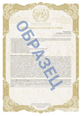 Образец Приложение к СТО 01.064.00220722.2-2020 Кагальницкая Сертификат СТО 01.064.00220722.2-2020 